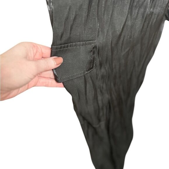 By anthropologie cargo shimmer shine jogger  charcoal Gray small - Picture 6 of 14